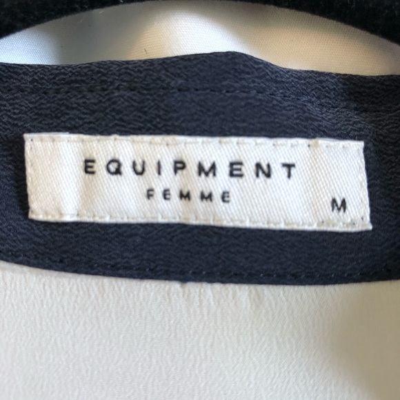 Equipment 100% silk women’s medium - Picture 2 of 3